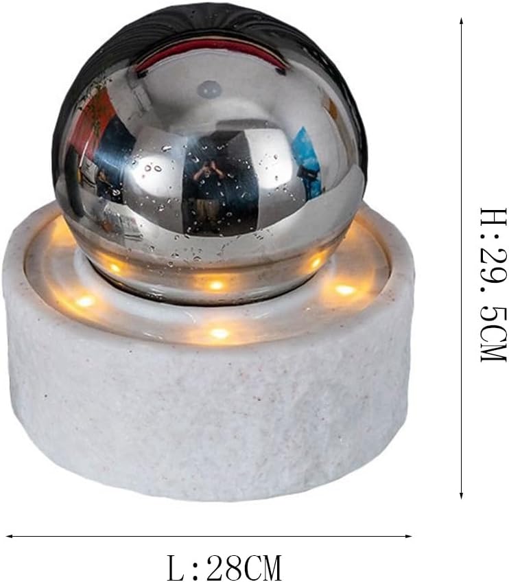 Modern Tabletop Fountain Black Design Water Feature