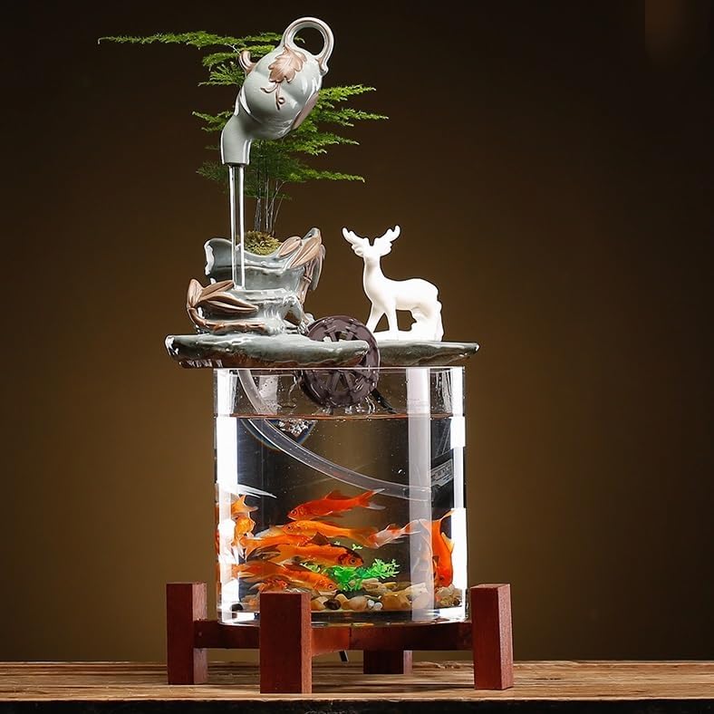 Tabletop Indoor Fountain with Humidification Function