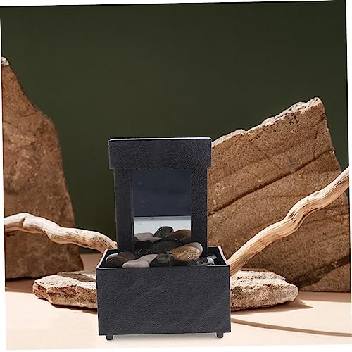 HEALLILY Indoor Water Fountain for Office Zen Desk Decor