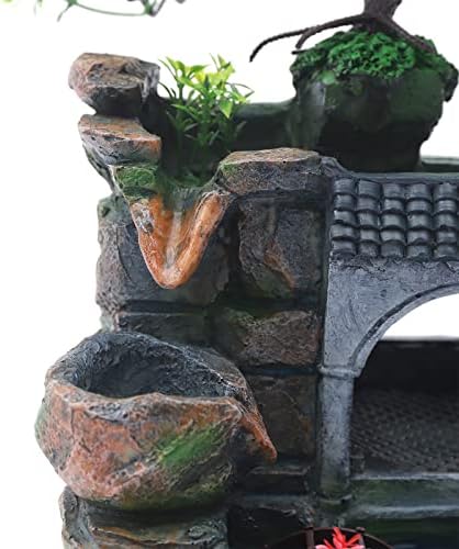Indoor Decor Tabletop Water Fountain with LED Light