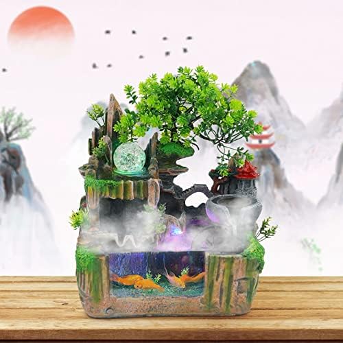 CaLaOCO Indoor Fountain with Rockery and LED Light 1