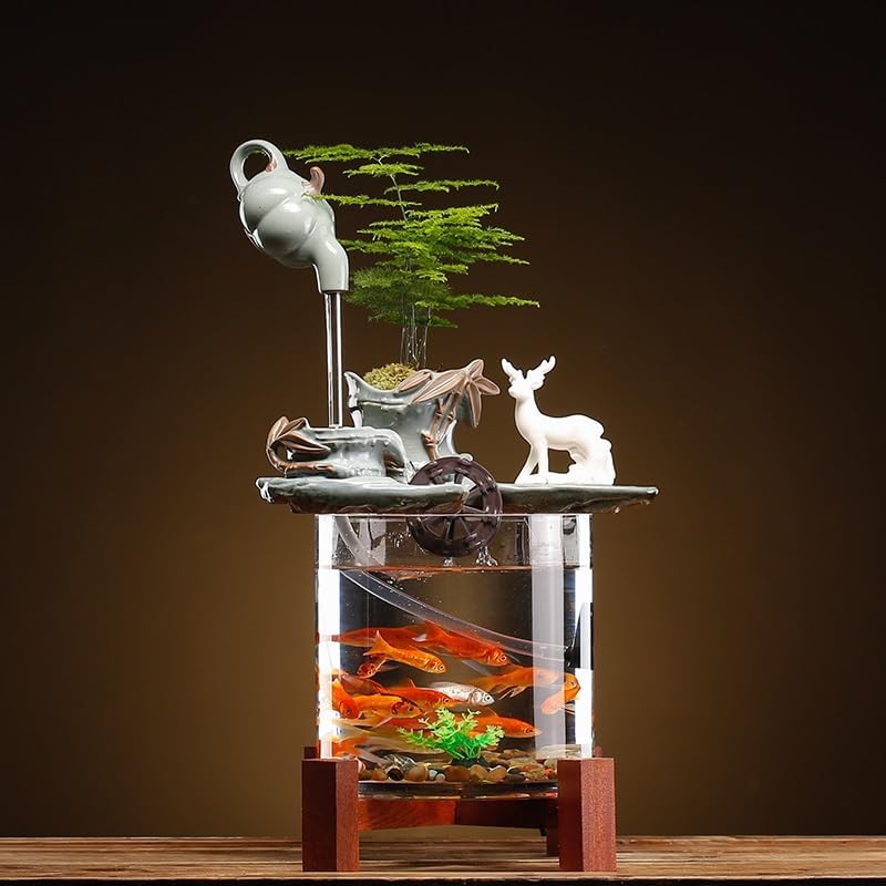 Tabletop Indoor Fountain with Humidification Function