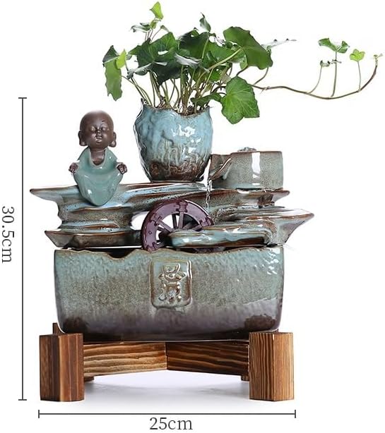 Indoor Ceramic Tabletop Fountain for Home Decor
