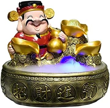 Indoor Fountain Tabletop with Lights and Sounds for Feng Shui