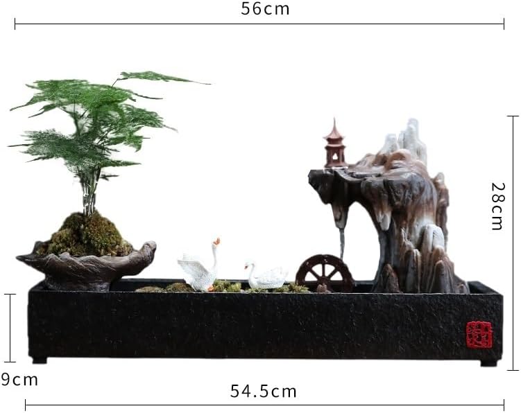 Water Fountain Indoor Zen Decorative Desktop Humidifier