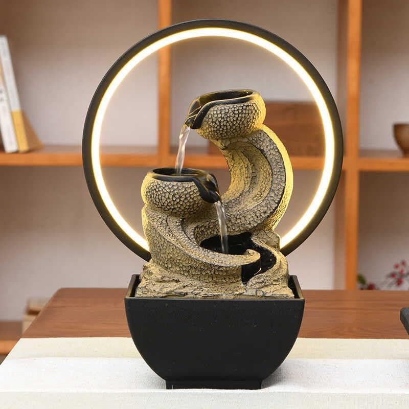 Elegant Desktop Water Fountain for Zen Decor