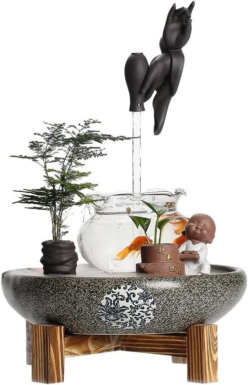 Elegant Indoor Tabletop Water Fountain for Home and Office Decoration