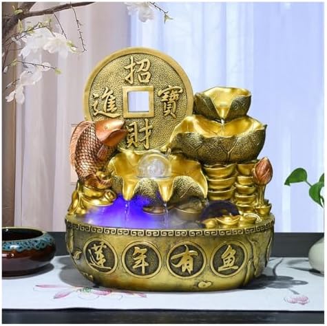 Elegant Tabletop Fountain Indoor Feng Shui Decor