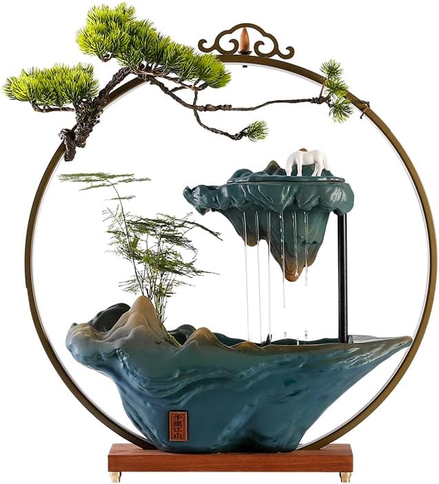 Zen Water Fountain Indoor Tabletop Decor