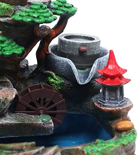 DYRABREST Tabletop Rockery Fountain with LED Light