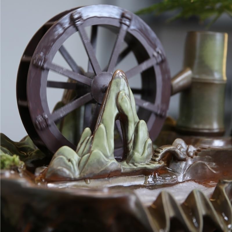 Zen Indoor Waterfall Fountain for Desktop Decor