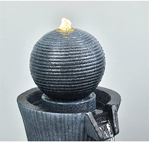 Resin Waterfall Tabletop Fountain - Indoor Outdoor Decorative Fountain
