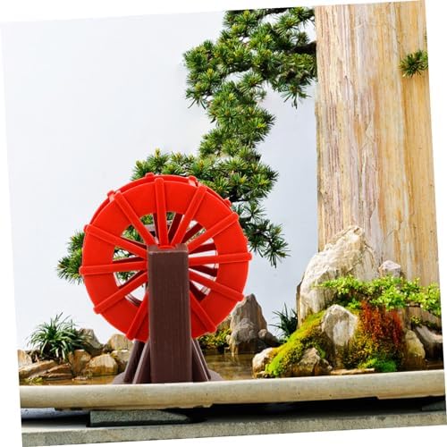 Mini Water Wheel Fountain Accessory for Terracotta and Garden Decor