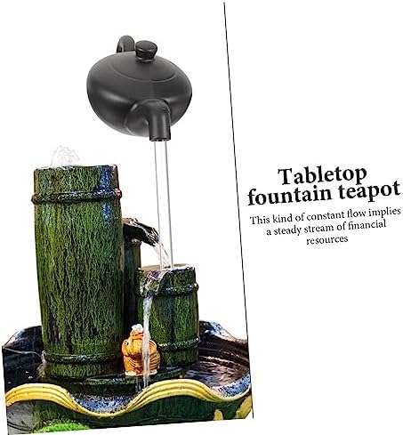 1set Suspended Teapot Water Feature DIY Fountain Kit for Office and Home Decor