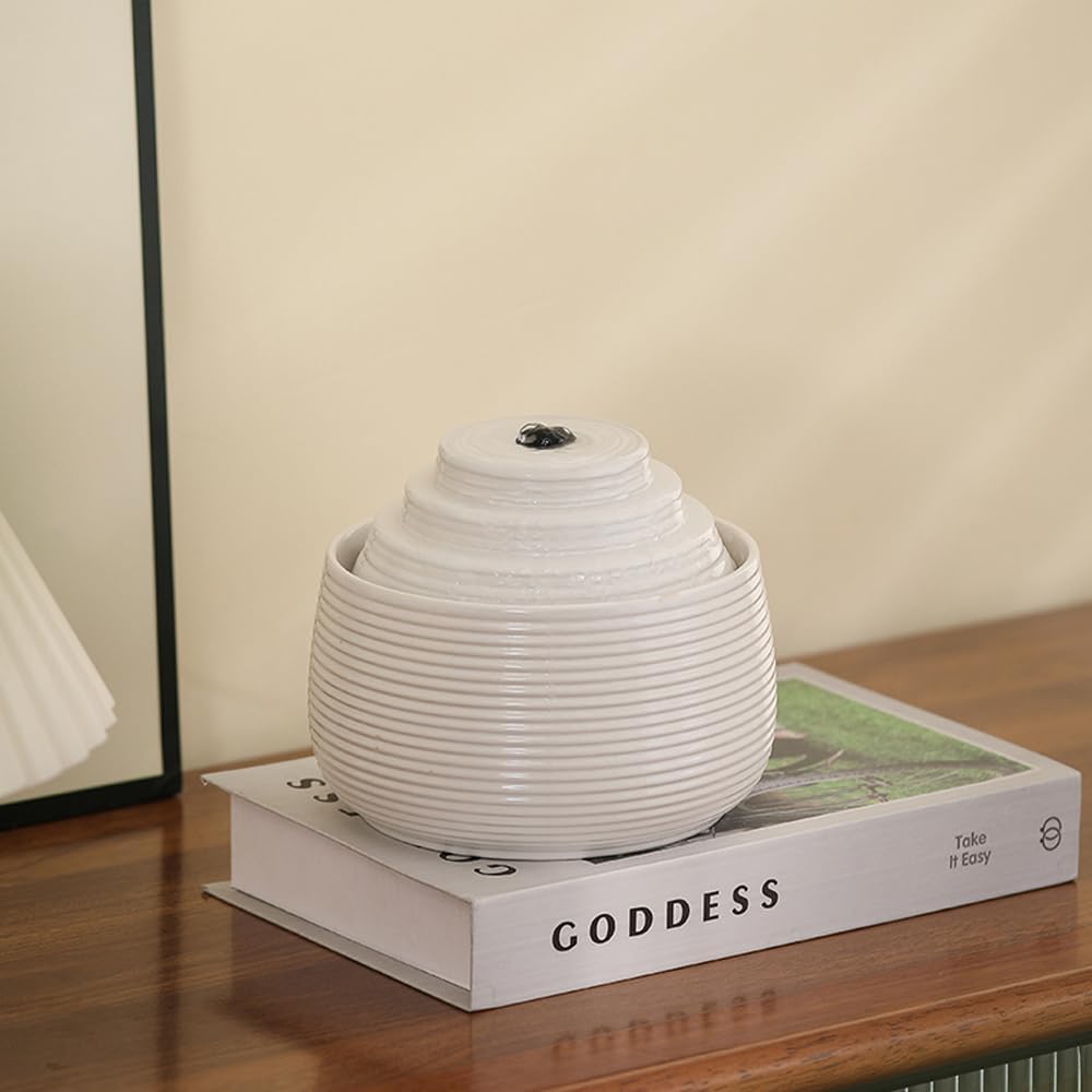 Ceramic Tabletop Fountain for Indoor Home Decoration 1