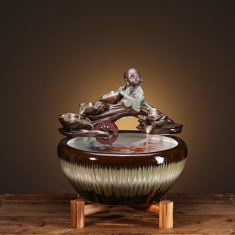 Creative Indoor Tabletop Fountain for Home Office Decor