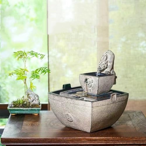 Creative Water Fountain for Home Living Room Porch Desk Decor