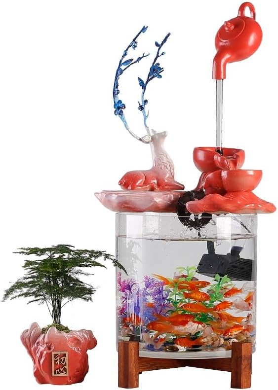 Indoor Fountain Tabletop Water Feature for Home Office Decor 1