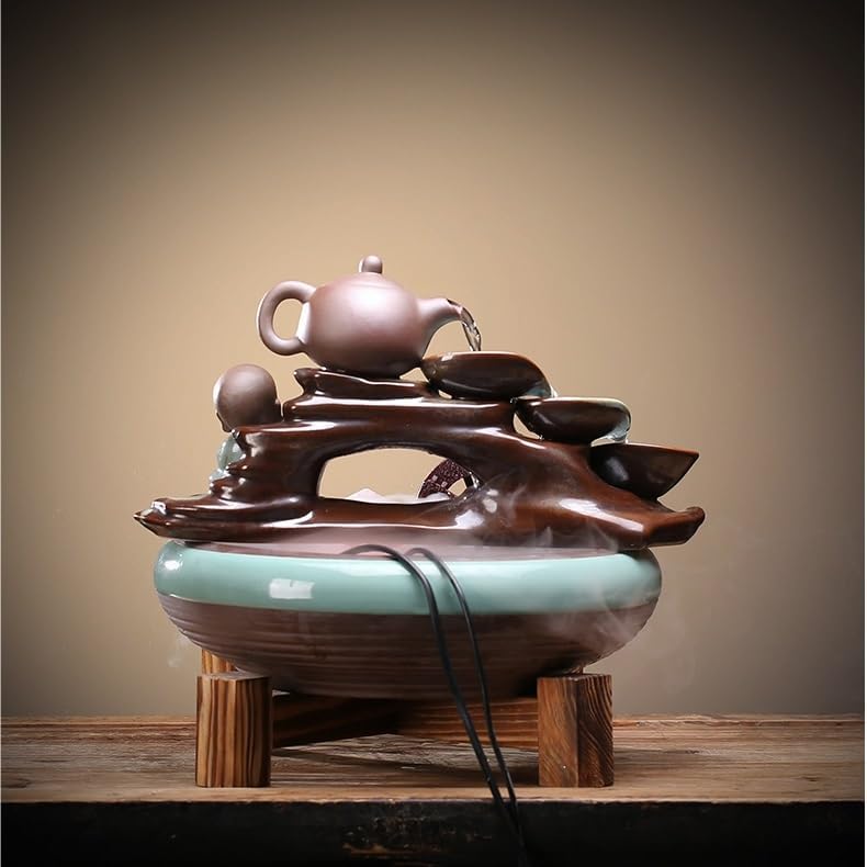 Charming Indoor Tabletop Water Fountain for Home and Office