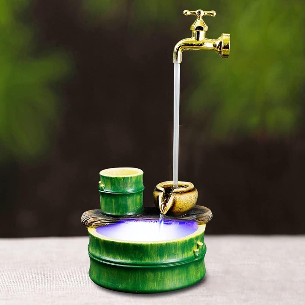 Floating Faucet Resin Desktop Fountain Decoration