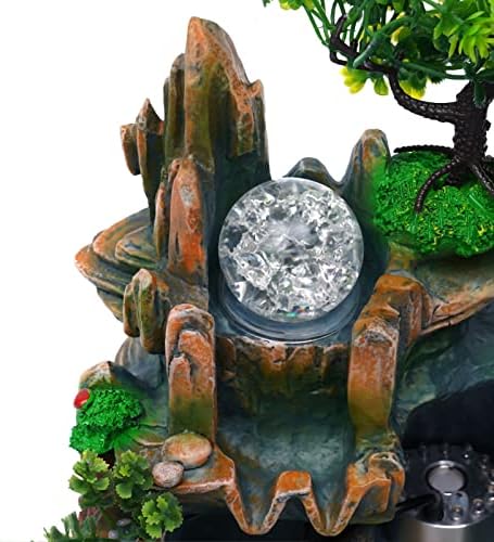 CaLaOCO Indoor Fountain Rockery with Atomizer and LED Light 1