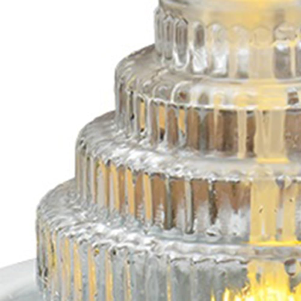 Elegant Desktop Water Fountain with Luminous Design