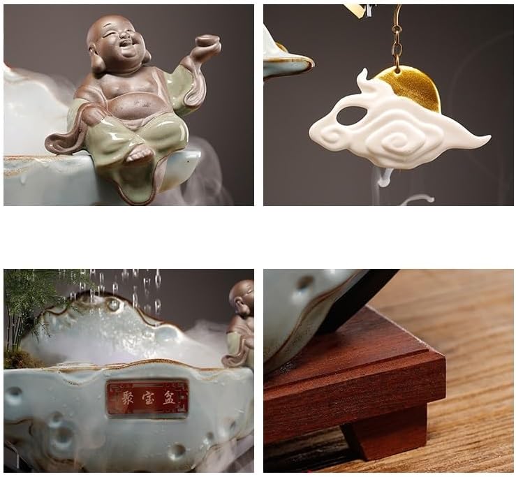 Tabletop Indoor Fountain with Circulating Water for Home Decor