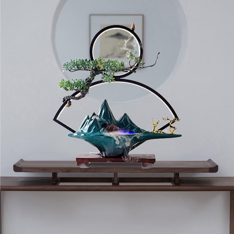 Stylish Tabletop Indoor Fountain with Humidifier