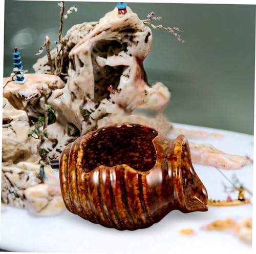 BESTYASH Ceramic Jar Water Fountain Decor for Home and Garden