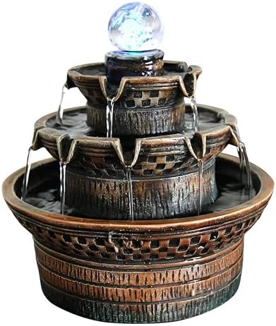 Fengshui Caishen Tabletop Water Fountain Decor 1