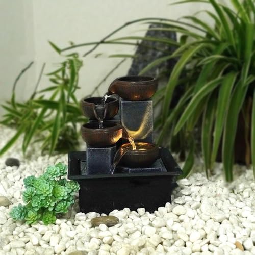 Tabletop Water Ornament Desk Fountain Feng Shui Decoration