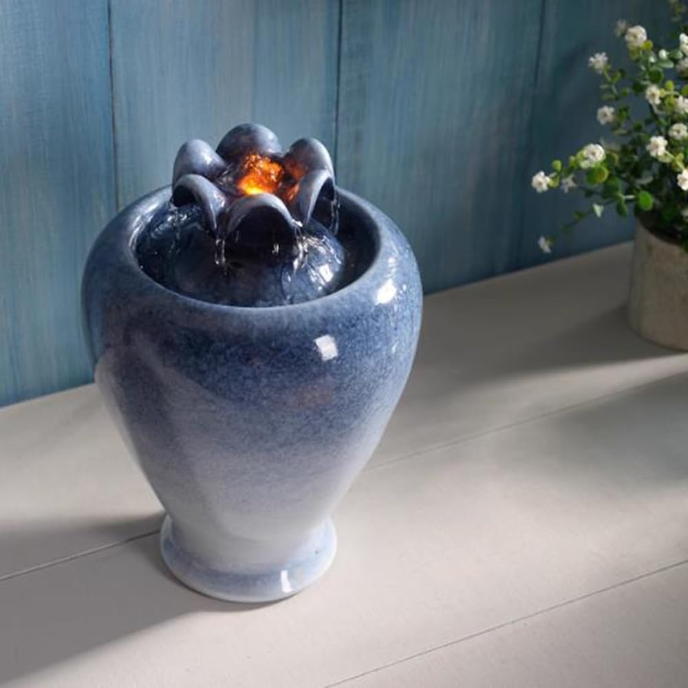 Royal Vase Desktop Water Fountain with Circulating Water Design
