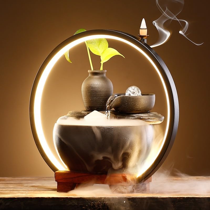 Elegant Indoor Fountain for Home Office Living Room Decor