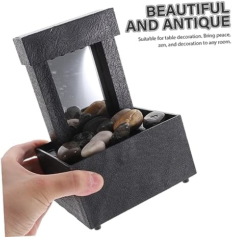Garneck Indoor Water Fountain Tabletop Zen Decor for Home