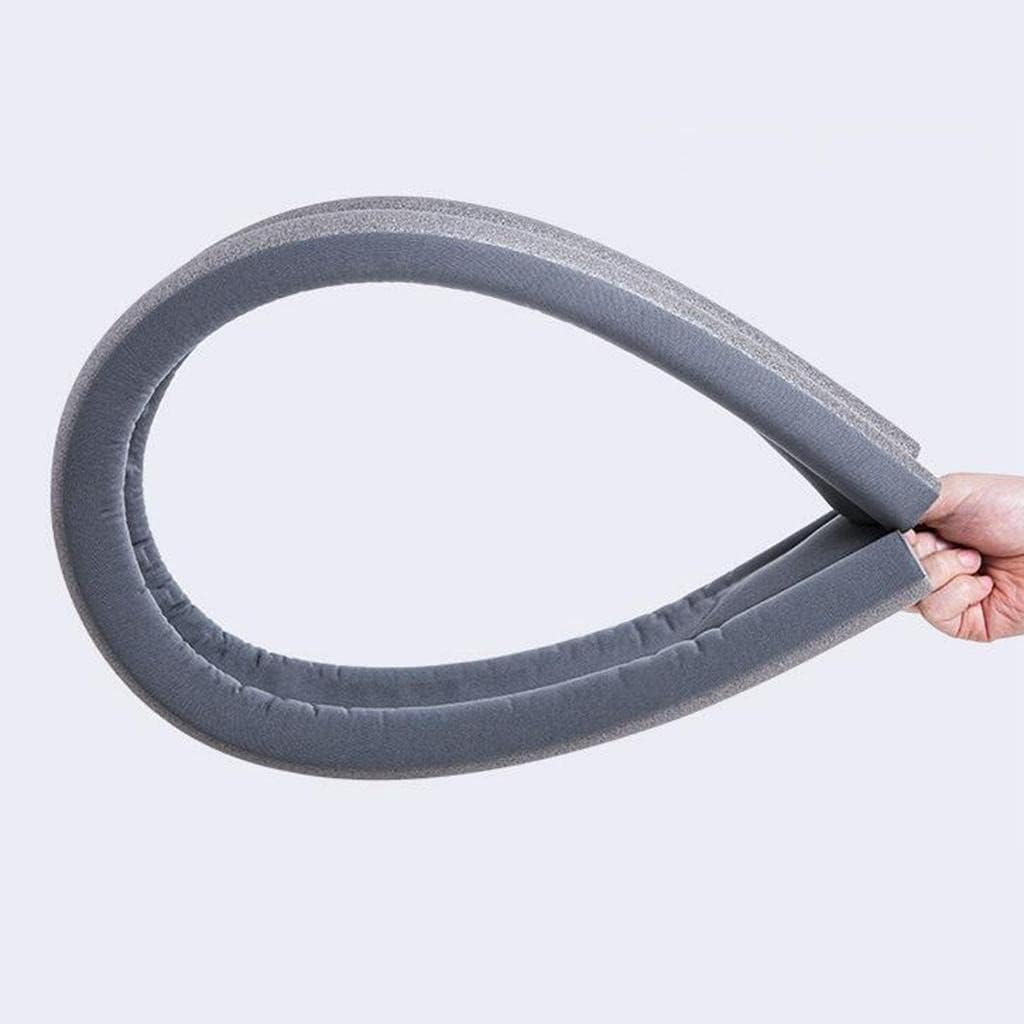 2pcs Gray Door Draft Stopper Soundproof Insulation Doorstop