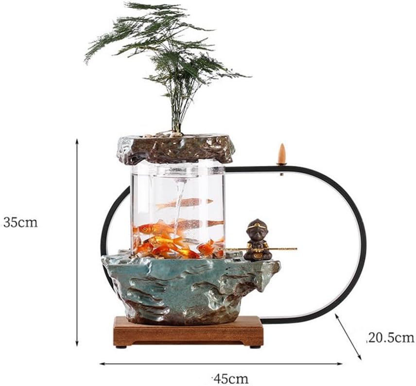 Soil Circulation Water Fountain for Living Room Office