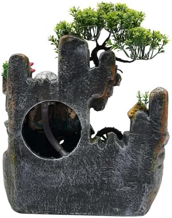 CaLaOCO Indoor Fountain with Rockery and LED Light