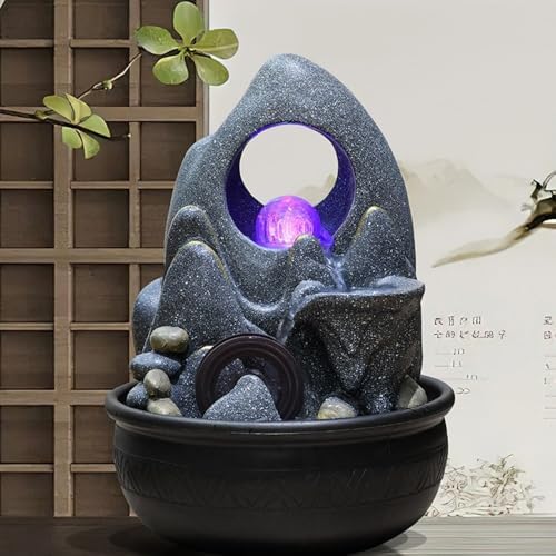 Elegant Desktop Water Fountain for Home Office Zen Meditation