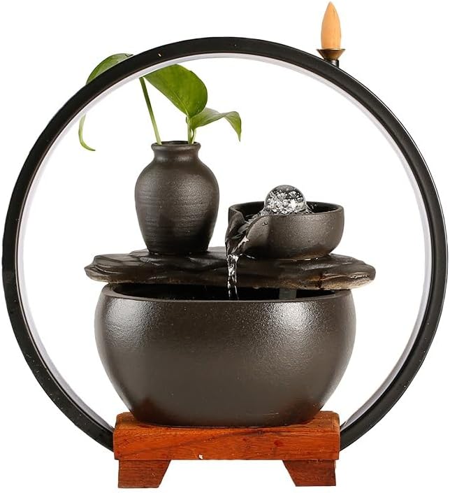 Elegant Indoor Fountain for Home Office Living Room Decor