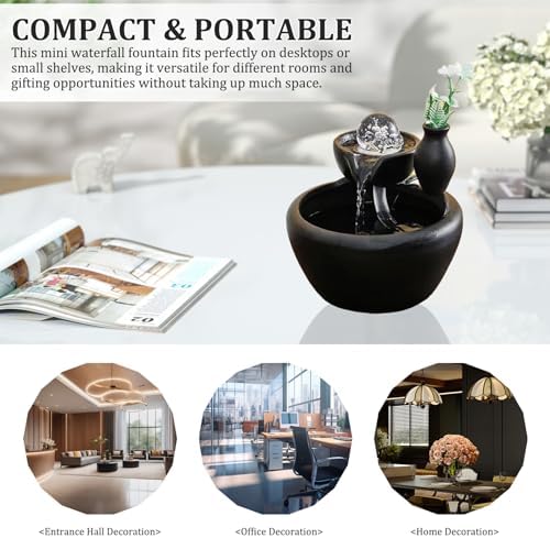 Mini Fountain for Home Office Decor