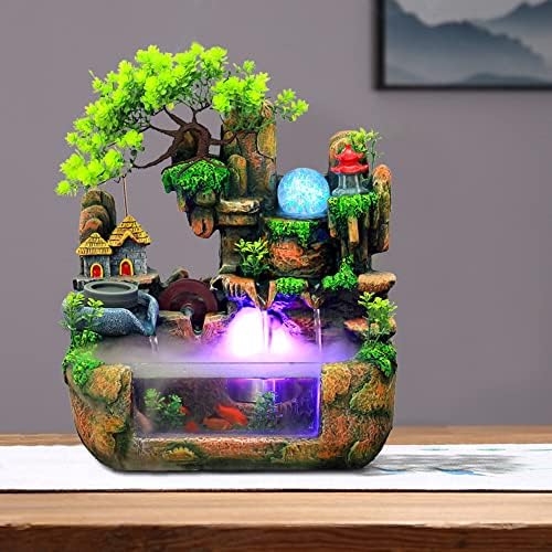 LEYSRIS Desktop Fountain with LED Light
