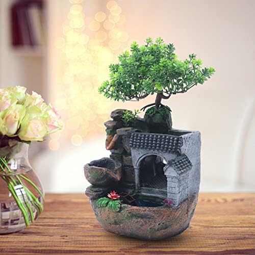 Indoor Decor Tabletop Water Fountain with LED Light