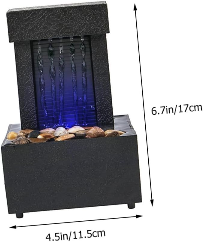 1set Creative Indoor Tabletop Fountain for Relaxation and Zen Meditation