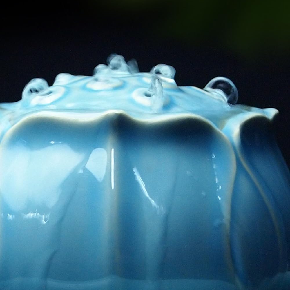Elegant Desktop Ceramic Water Fountain with Circulating Design