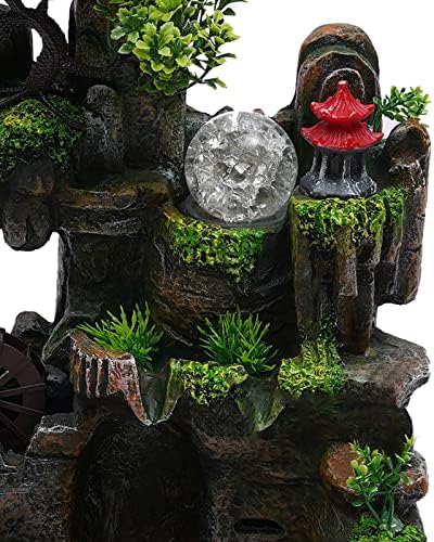 LEYSRIS Desktop Fountain with LED Light
