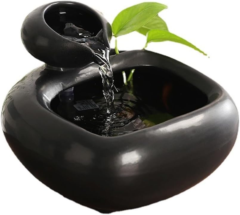 Ceramic Water Circulating Desktop Fountain Decor