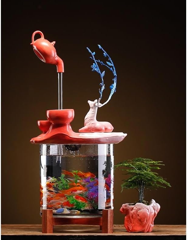 Indoor Fountain Tabletop Water Feature for Home Office Decor 1