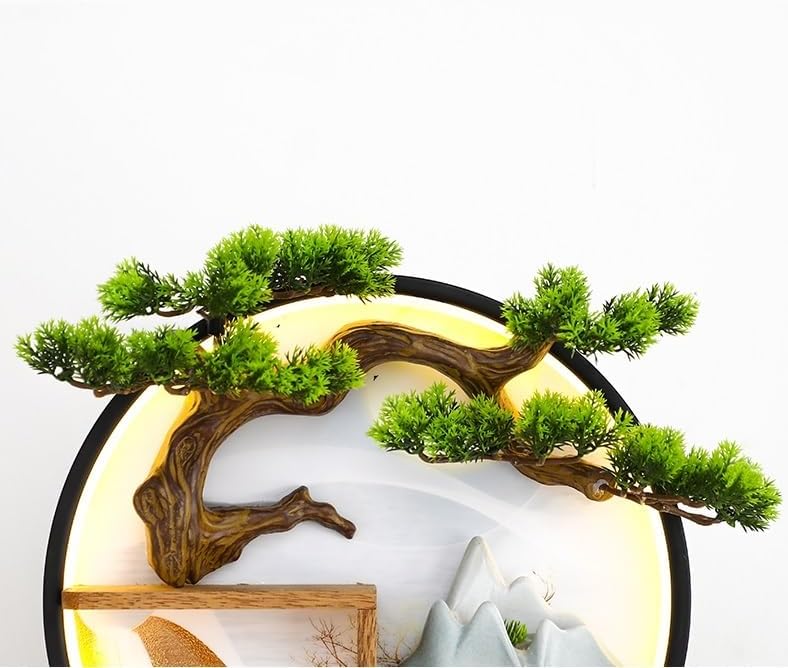 AQWASYUTER Water Fountain Indoor Tabletop Fountain Zen Waterfall Decor Office Desk Ornament