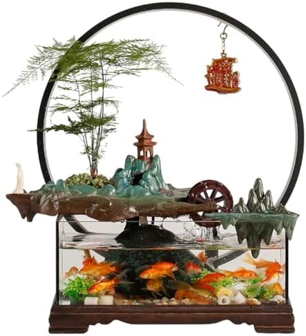 Elegant Fish Tank Water Ornament for Home Office