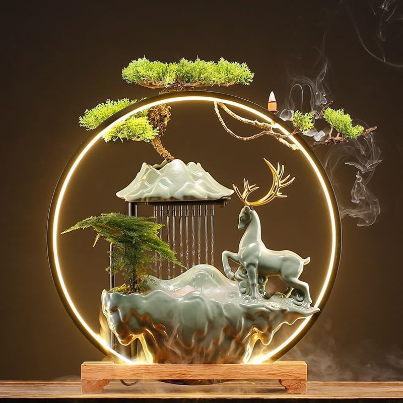 Elegant Indoor Fountain for Home Office and Living Room